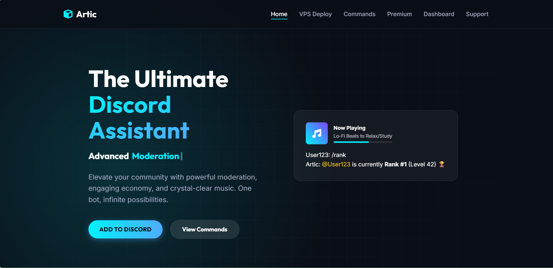 Artic Bot Dashboard